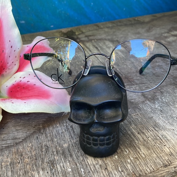 CK Calvin Klein round metal eyeglasses unisex style CK5210k $40 - Picture 2 of 9